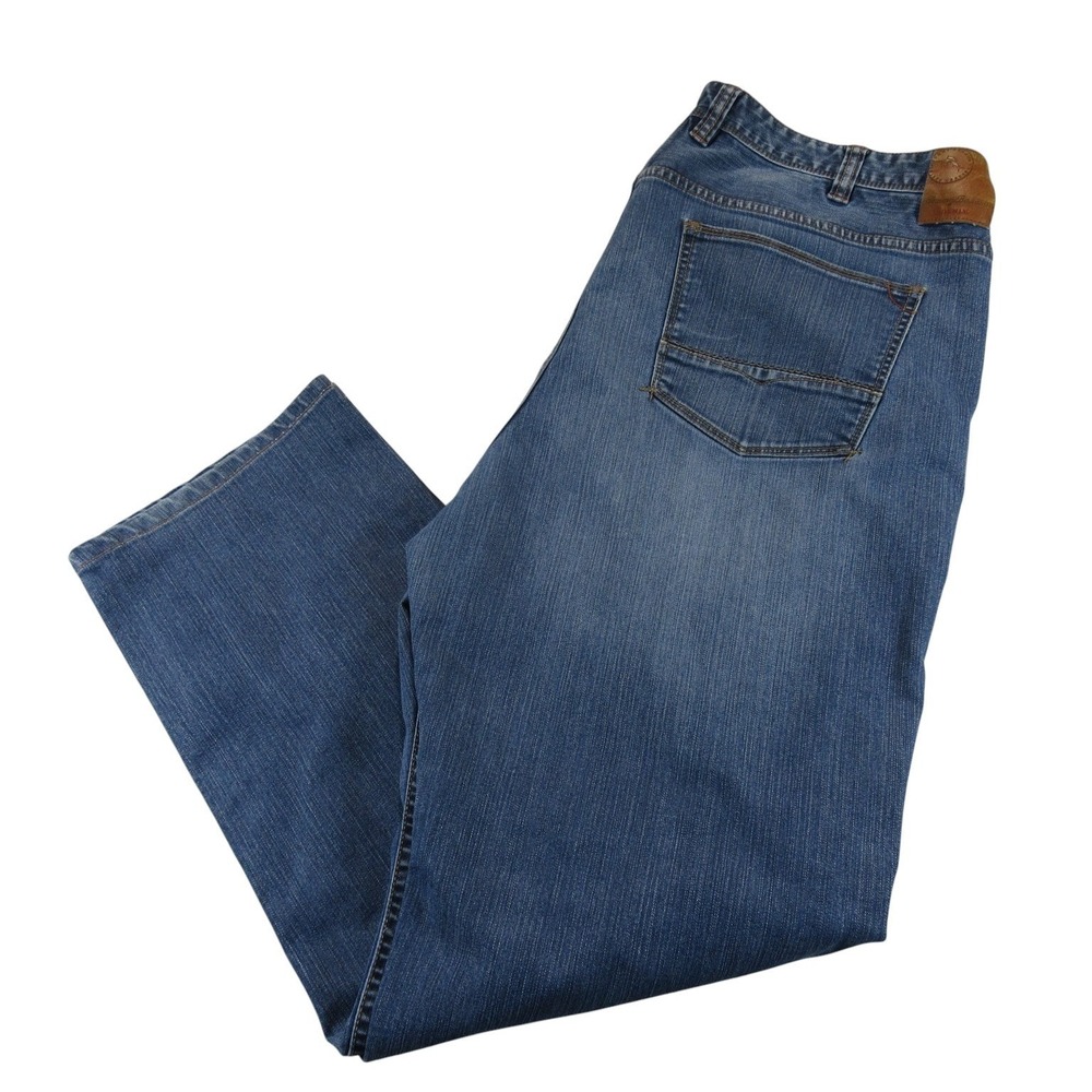 Tommy Bahama Mens Jeans Sorrento 40 x 32 Blue Cotton Polyester Pocket Medium